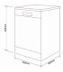 Lavavajillas KROMS 60 cm Inox A+++ | 6 Programas y Máxima Eficiencia