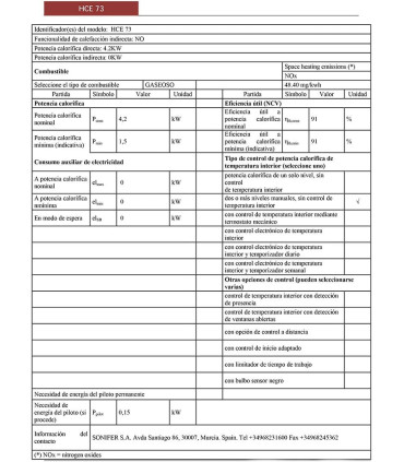 Estufa de Gas ORBEGOZO HCE73 - Infrarrojos 4200W