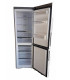 Frigorífico Combi 60x185 cm Puerta de Cristal Negro No Frost